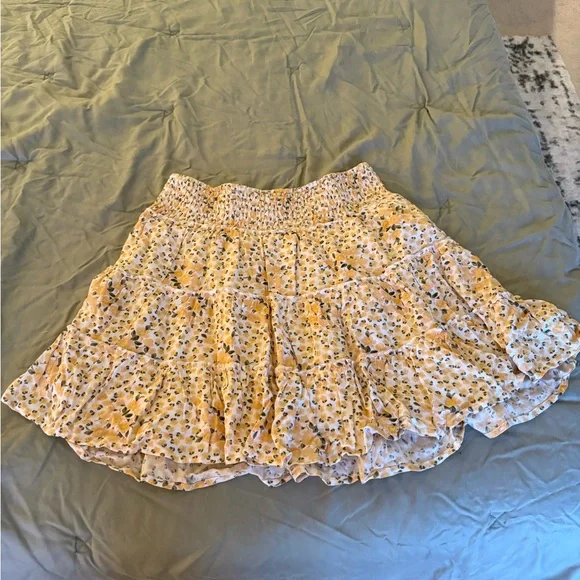 Floral Print Women's Skirt - Picture 3 of 4